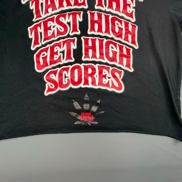 How High Shoe Palace Crop Tee Medium Black - Picture 5 of 6